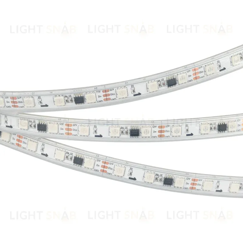 Светодиодная лента Arlight герметичная SPI-P-B60-12mm 12V RGB-PX3 (14.4W/m, IP66, 5060, 5m) 026365(3) 026365(3)