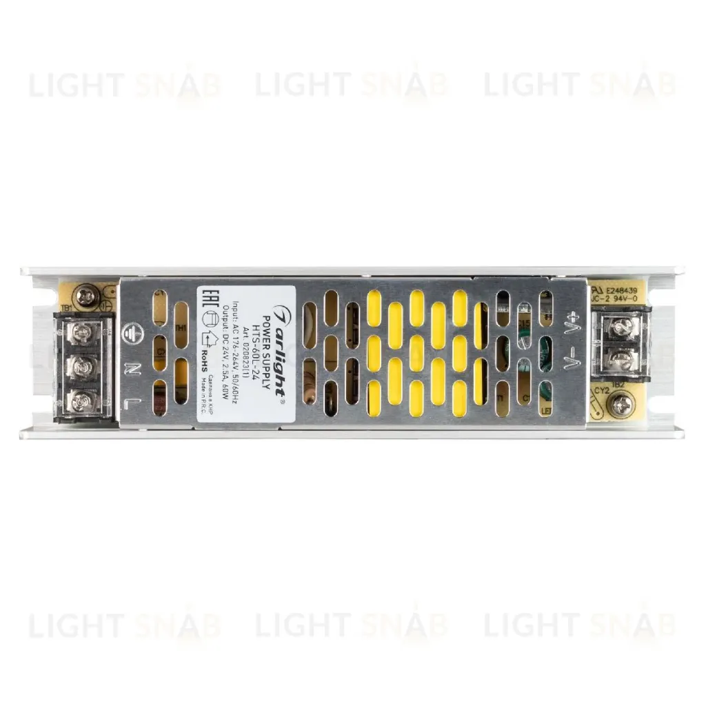 Блок питания Arlight HTS-60L-24 (24V, 2.5A, 60W) 020823(1) 020823(1)