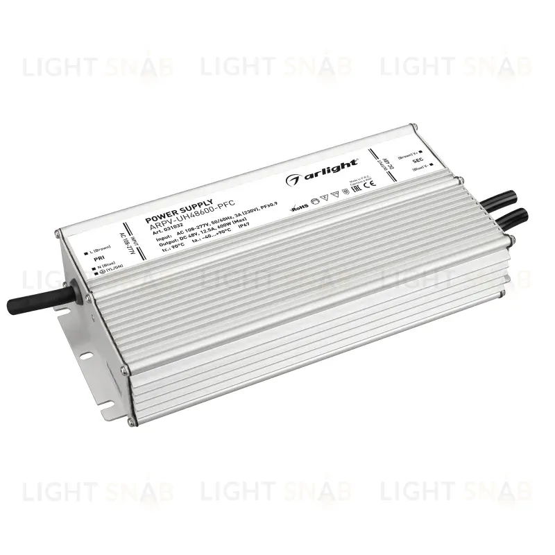 Блок питания Arlight ARPV-UH48600-PFC (48V, 12.5A, 600W) 031032 031032
