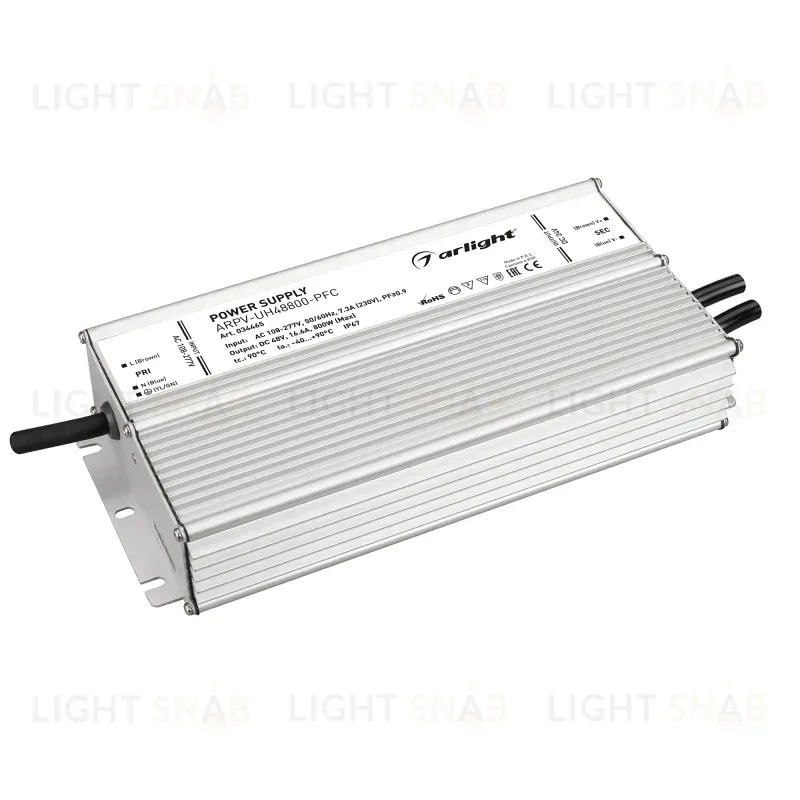 Блок питания Arlight ARPV-UH48800-PFC (48V, 16.6A, 800W) 034465 034465