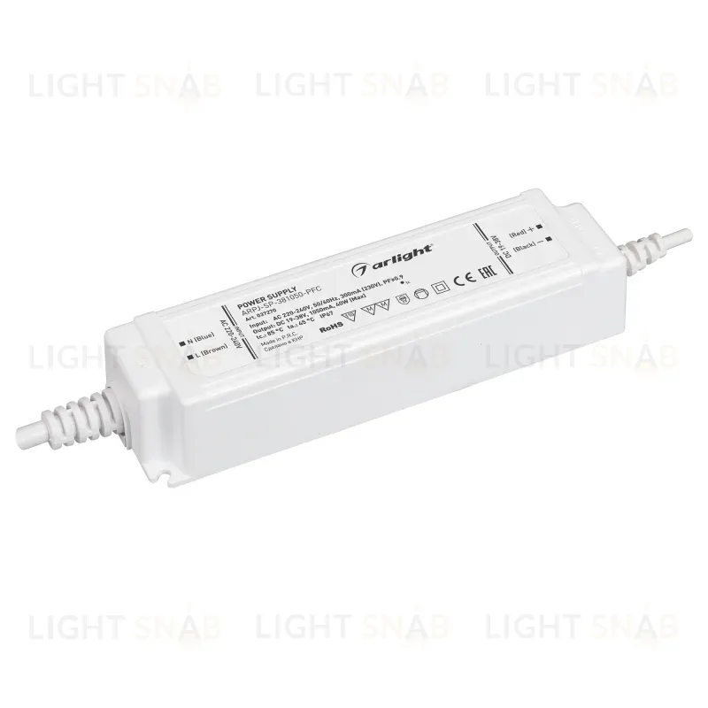Блок питания Arlight ARPJ-SP-381050-PFC (40W, 19-38V, 1.05A) 037270 037270