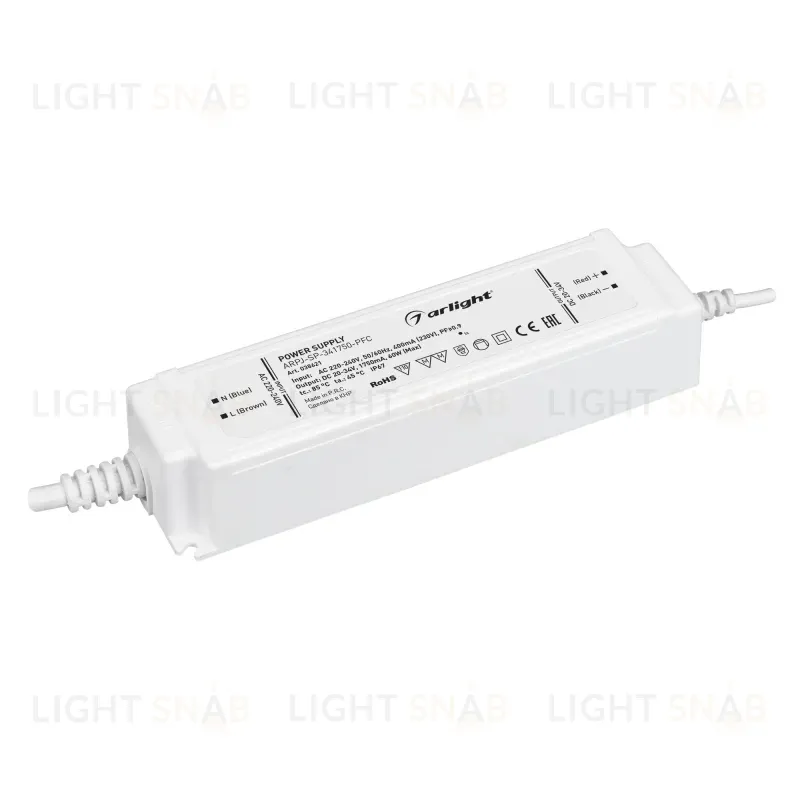 Блок питания Arlight ARPJ-SP-341750-PFC (60W, 20-34V, 1.75A) 038621 038621