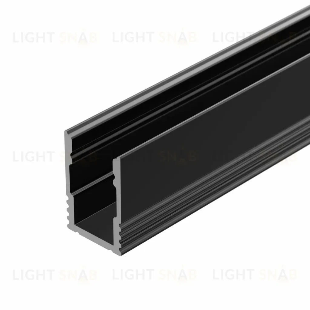 Алюминиевый профиль Arlight SL-MINI-8-H12-2000 BLACK 037106 037106