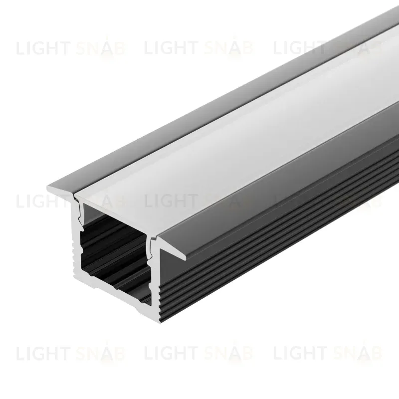 Алюминиевый профиль Arlight SL-SLIM-H13M-F25-2000 BLACK 037114 037114