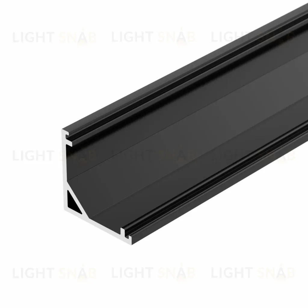 Алюминиевый профиль Arlight SL-KANT-H16-2000 BLACK 037116 037116