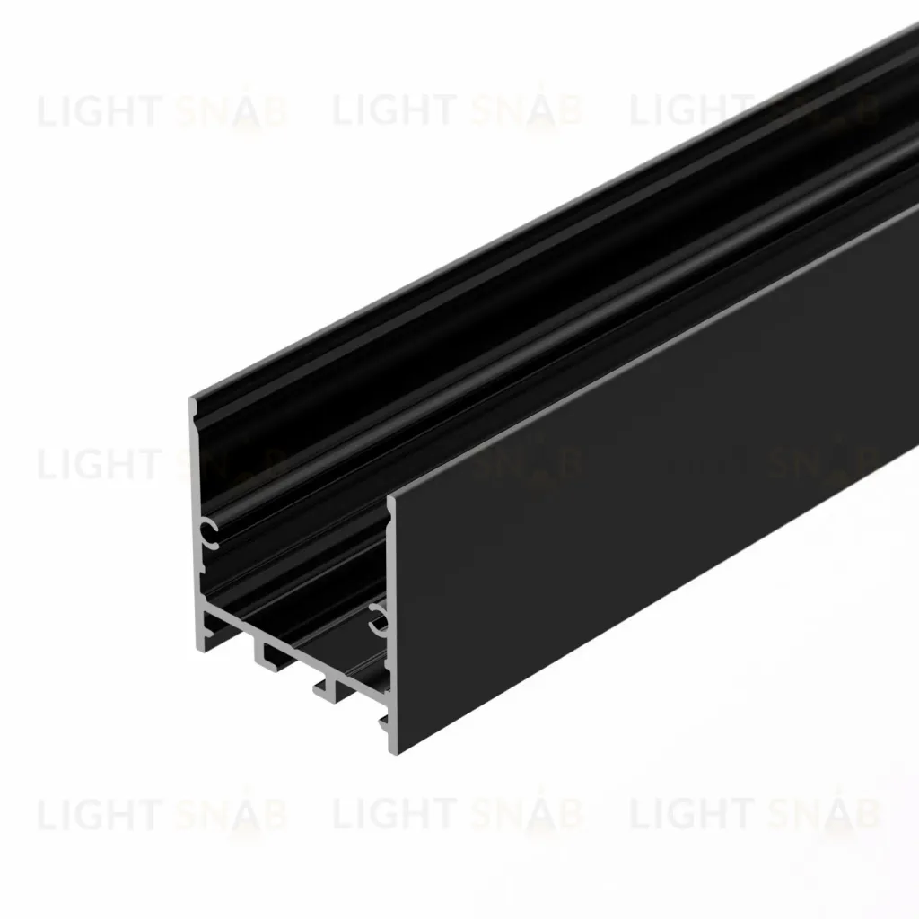 Алюминиевый профиль Arlight SL-LINE-3638-LW-2000 ANOD BLACK 038445 038445