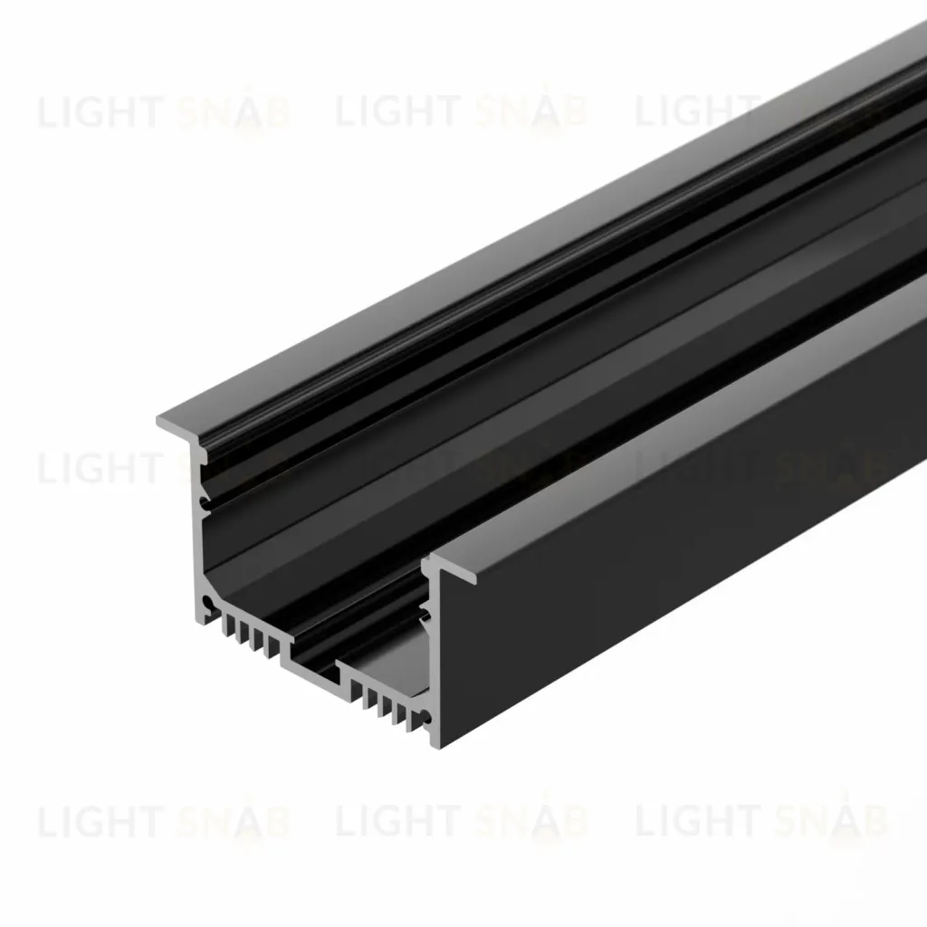 Алюминиевый профиль Arlight с экраном SL-LINIA62-F-2500 BLACK+OPAL 036307 036307