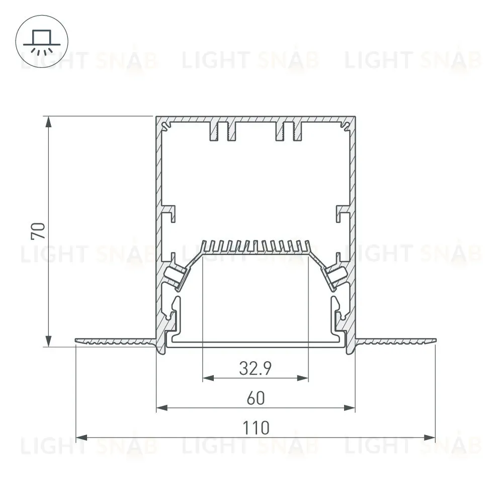 Тройник Arlight SL-LINIA55-FANTOM 030133 030133