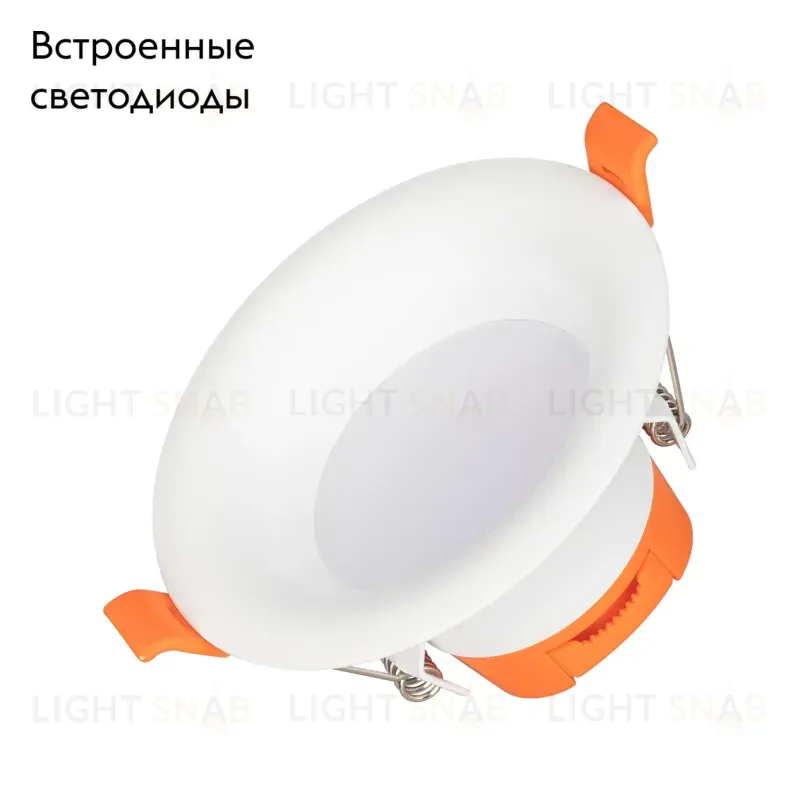 Встраиваемый светильник Arlight MS-BLIZZARD-BUILT-R102-8W Warm3000 (WH, 100 deg, 230V) 036578 036578