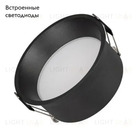 Встраиваемый светильник Arlight MS-BREEZE-BUILT-R125-16W Warm3000 (BK, 85 deg, 230V) 036617 036617