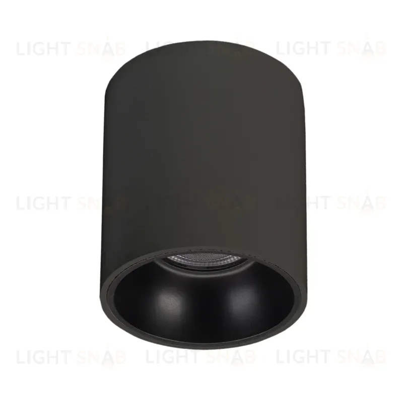 Накладной светильник Arlight SP-SALT-R75-8W Warm3000 (BK, 40 deg, 230V) 039379 039379