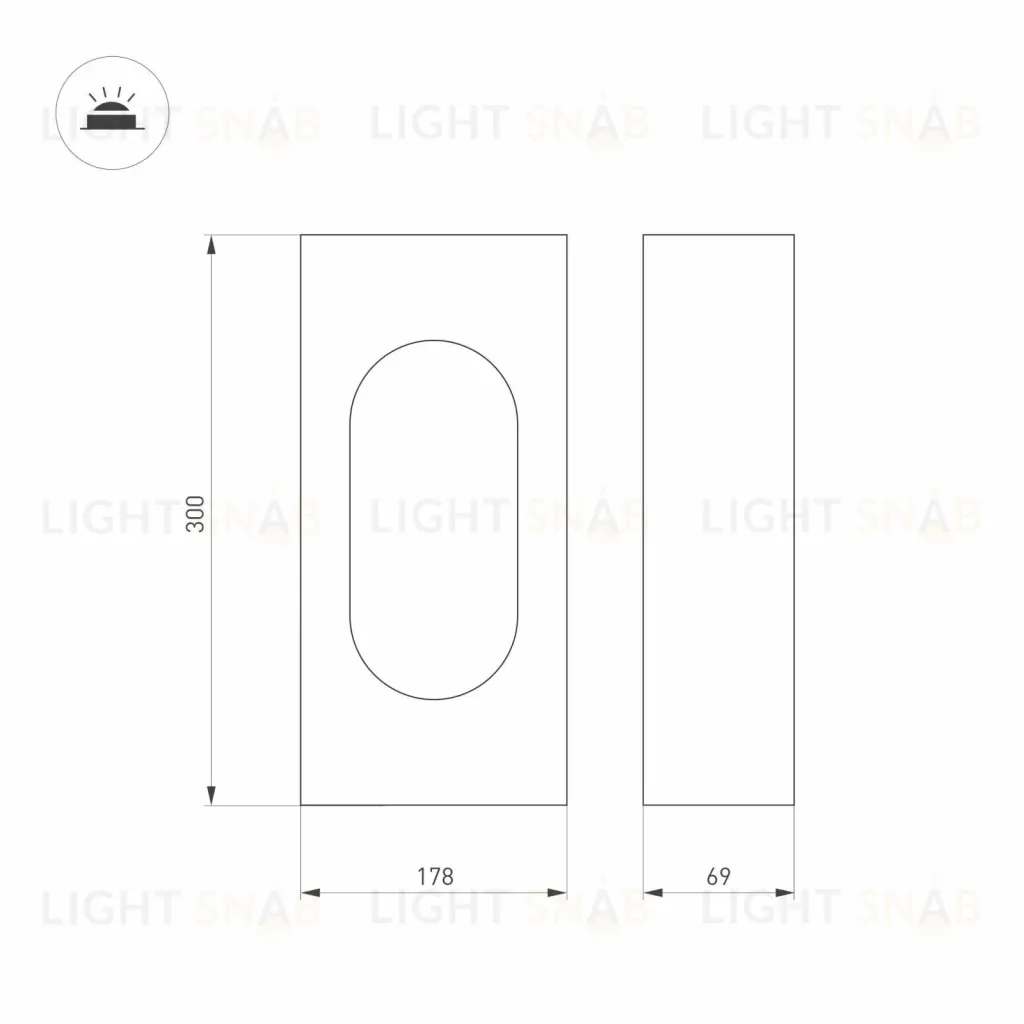 Уличный светильник Arlight LGD-MUSE-BOLL-H300-12W Warm3000 (DG, 296 deg, 230V) 037525 037525