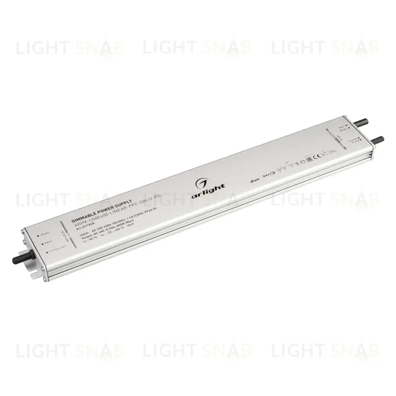 Блок питания Arlight ARPV-LG48400-LINEAR-PFC-DALI2-PD (48V, 8.3A, 400W) 037926 037926