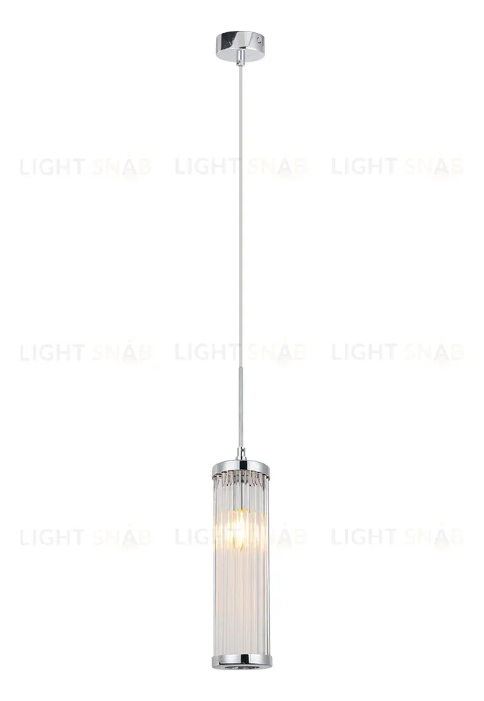 Подвесной светильник Crystal Lux Tadeo SP1 D100 Chrome/Transparente Tadeo SP1 D100 Chrome/Transparente