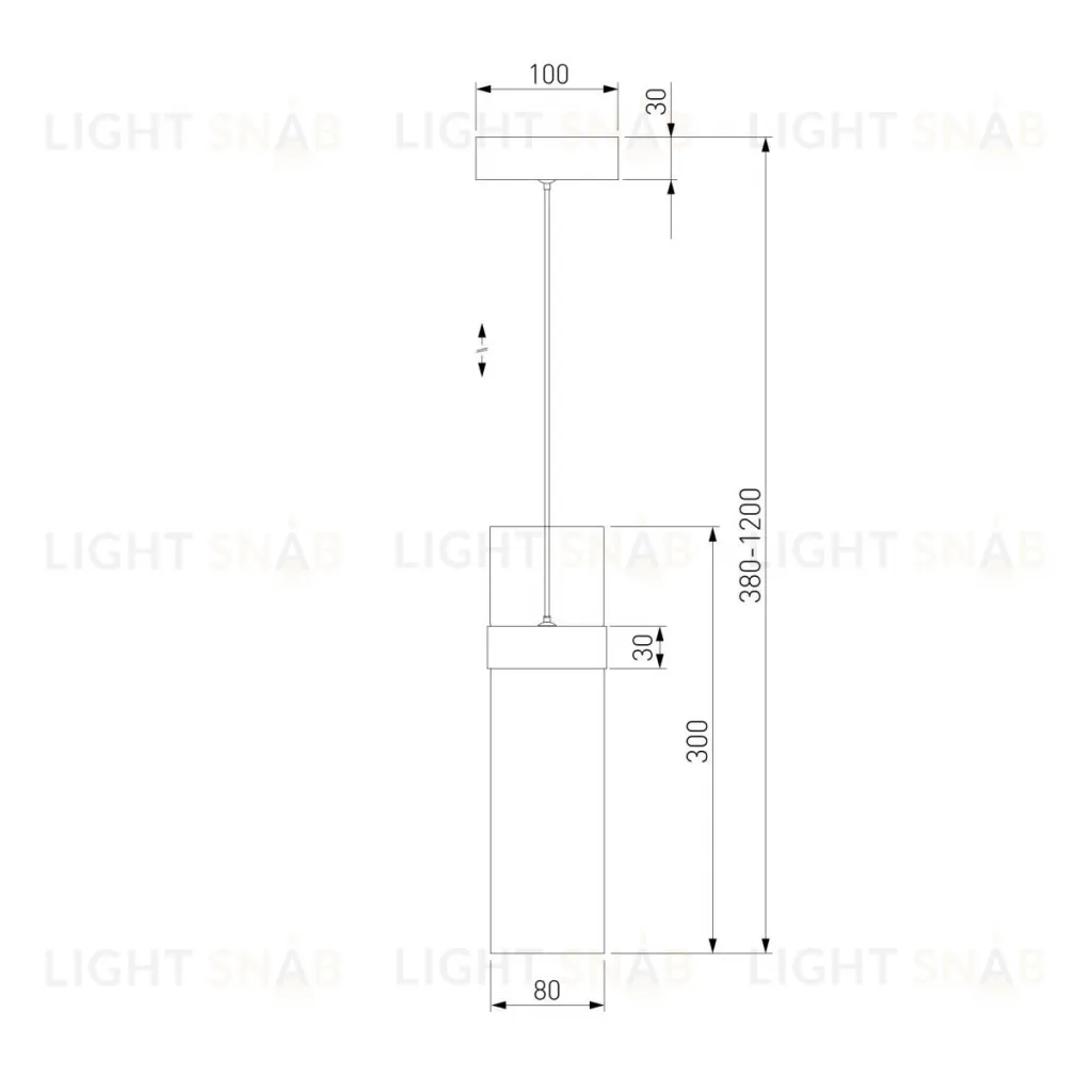 Подвесной светильник Eurosvet Lumen 50244/1 LED черный/прозрачный a061288 50244/1 LED черный/прозрачный