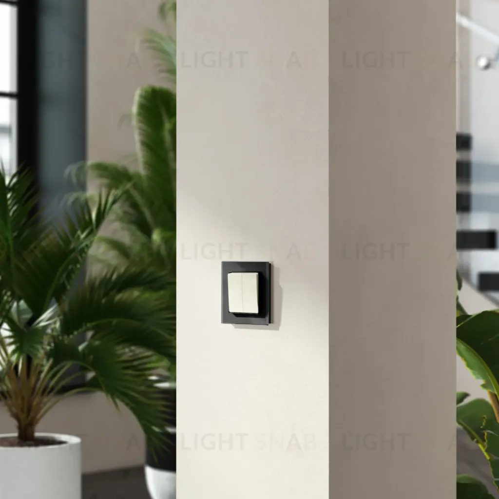 Перекрестный переключатель двухклавишный Werkel 4690389182150 W1123003 a058434 4690389182150