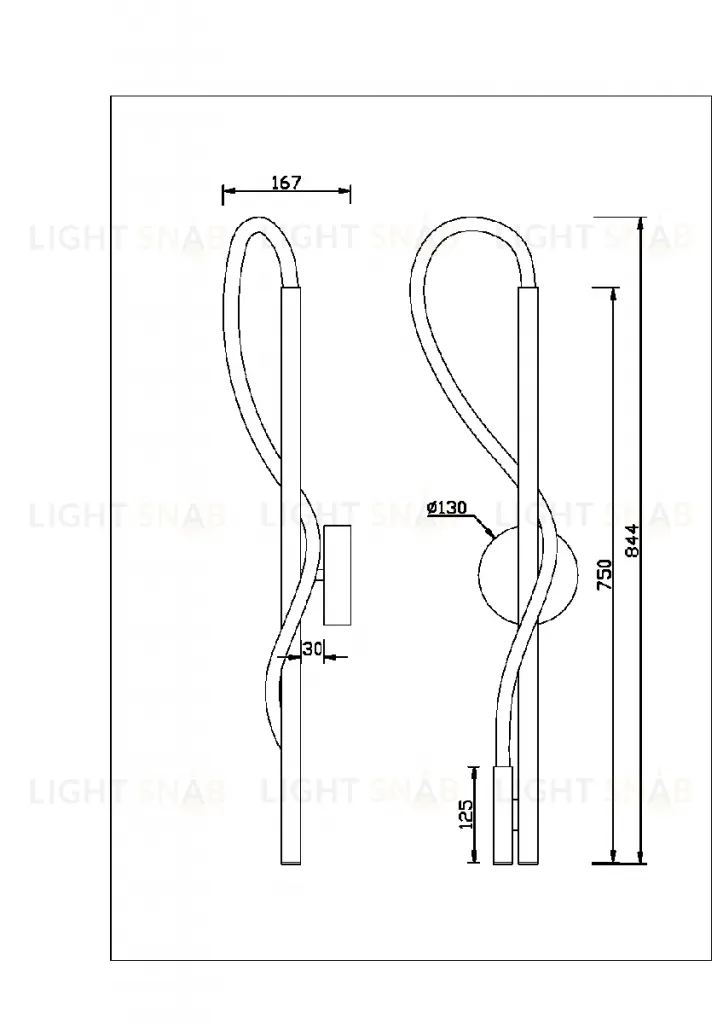 Бра Maytoni Tau MOD166WL-L12G3K MOD166WL-L12G3K