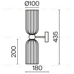 Бра Maytoni Antic MOD302WL-02GR MOD302WL-02GR