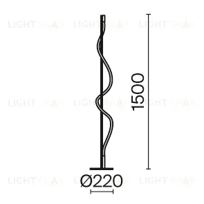 Торшер Maytoni Tau MOD166FL-L15B3K MOD166FL-L15B3K