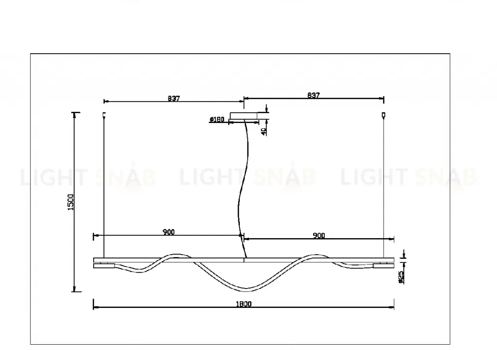 Подвесной светильник Maytoni Tau MOD166PL-L20G3K MOD166PL-L20G3K