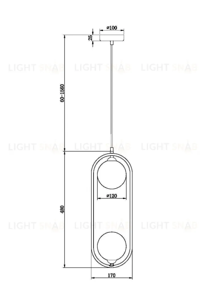 Подвесной светильник Maytoni Ring MOD013PL-02BS1 MOD013PL-02BS1