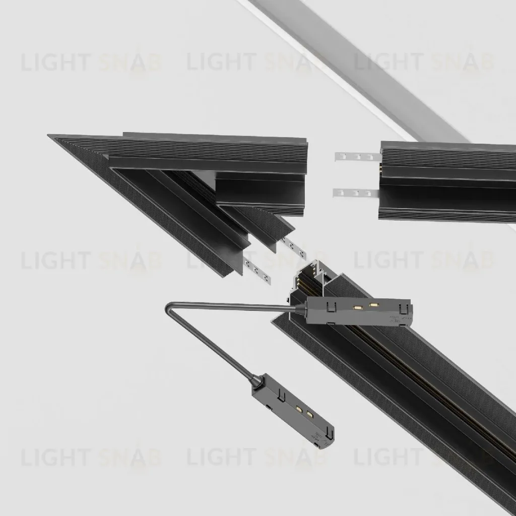 Угол-соединитель для трека Maytoni Technical Accessories for tracks Gravity TRA010CLS-42B TRA010CLS-42B