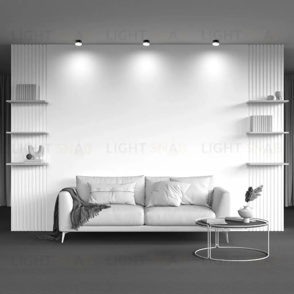 Потолочный светильник Maytoni Technical Hoop C086CL-GX53-SRD-BW C086CL-GX53-SRD-BW