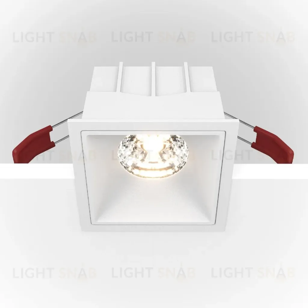 Встраиваемый светильник Maytoni Technical Alfa LED DL043-01-15W4K-SQ-W DL043-01-15W4K-SQ-W