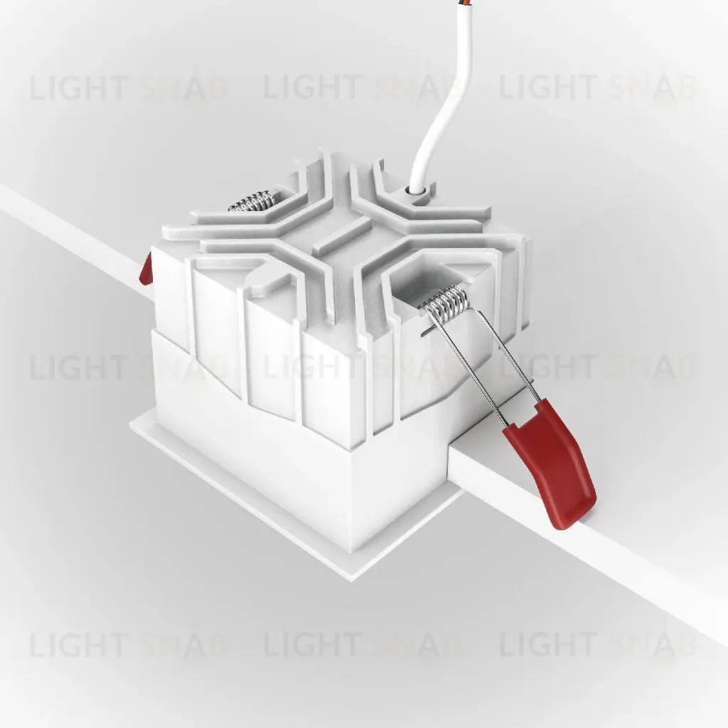 Встраиваемый светильник Maytoni Technical Alfa LED DL043-01-15W4K-SQ-W DL043-01-15W4K-SQ-W