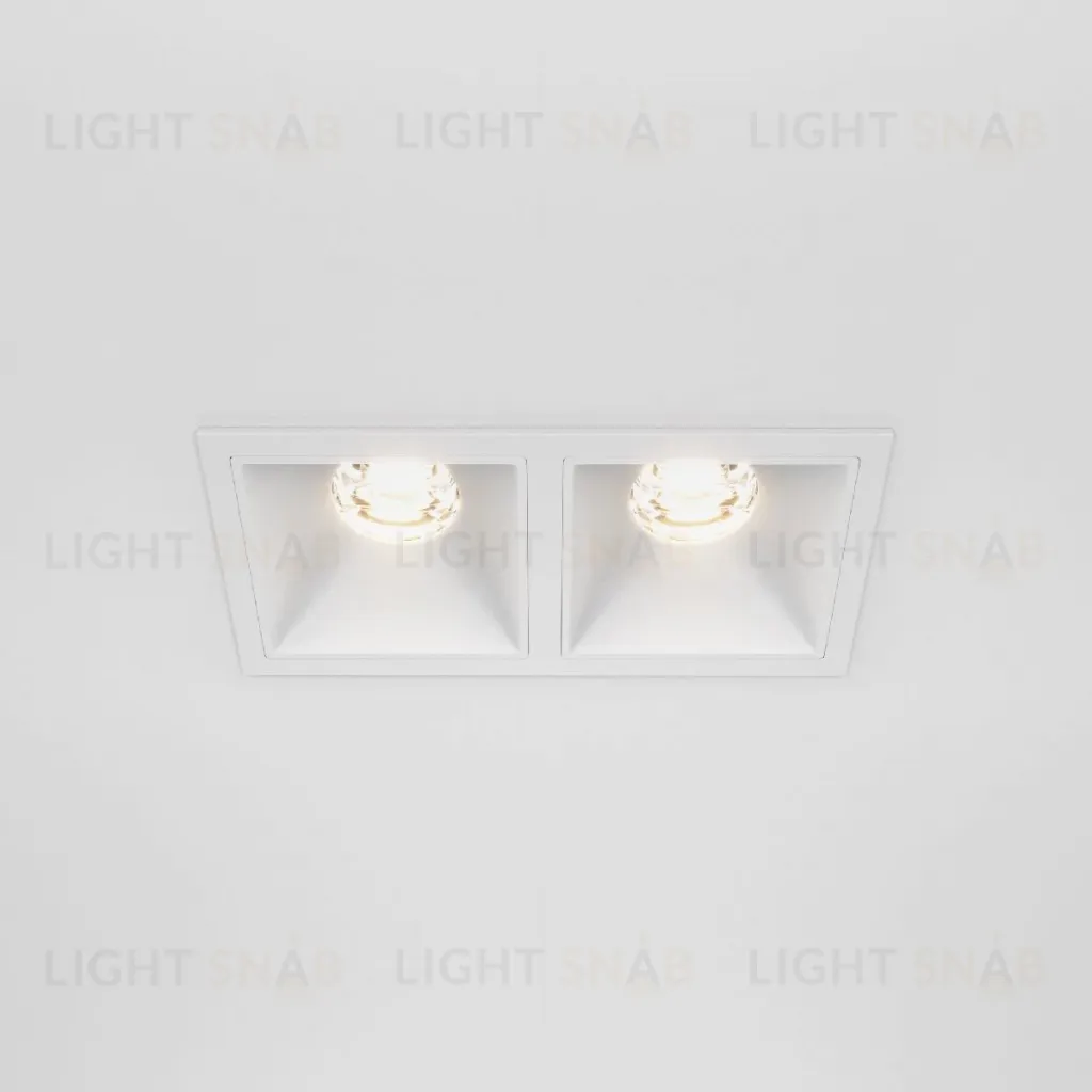 Встраиваемый светильник Maytoni Technical Alfa LED DL043-02-10W3K-SQ-W DL043-02-10W3K-SQ-W