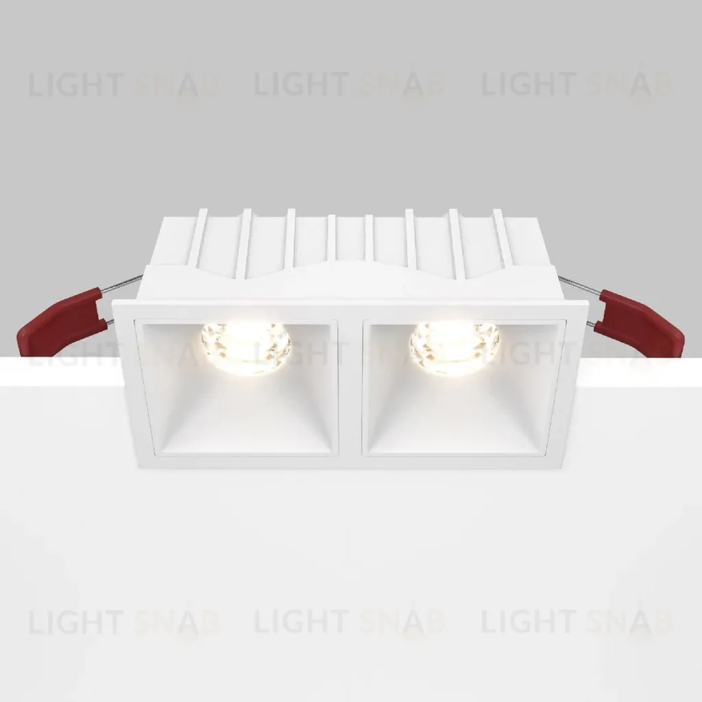 Встраиваемый светильник Maytoni Technical Alfa LED DL043-02-10W3K-SQ-W DL043-02-10W3K-SQ-W