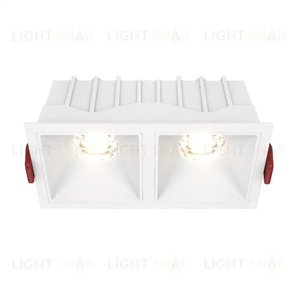 Встраиваемый светильник Maytoni Technical Alfa LED DL043-02-10W3K-SQ-W DL043-02-10W3K-SQ-W