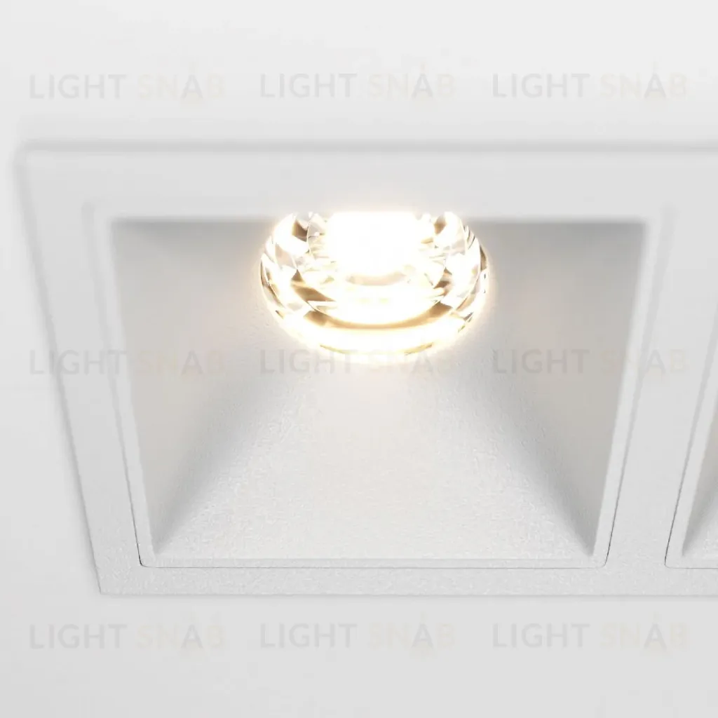 Встраиваемый светильник Maytoni Technical Alfa LED DL043-02-10W3K-SQ-W DL043-02-10W3K-SQ-W