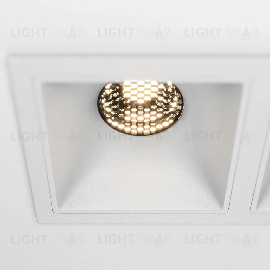 Встраиваемый светильник Maytoni Technical Alfa LED DL043-02-10W3K-SQ-W DL043-02-10W3K-SQ-W