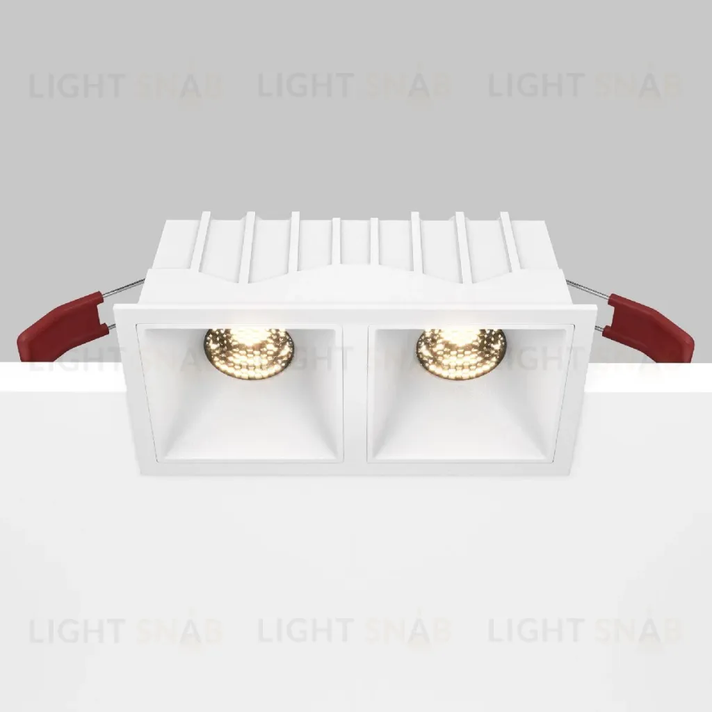 Встраиваемый светильник Maytoni Technical Alfa LED DL043-02-10W3K-SQ-W DL043-02-10W3K-SQ-W