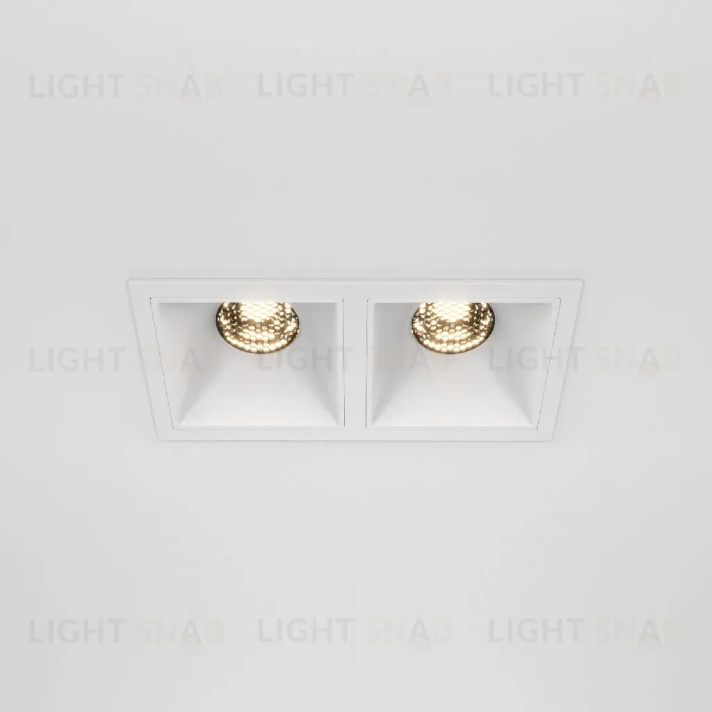 Встраиваемый светильник Maytoni Technical Alfa LED DL043-02-10W3K-SQ-W DL043-02-10W3K-SQ-W