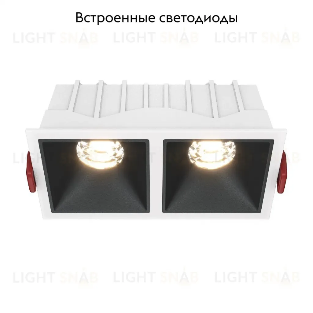 Встраиваемый светильник Maytoni Technical Alfa LED DL043-02-10W3K-SQ-WB DL043-02-10W3K-SQ-WB