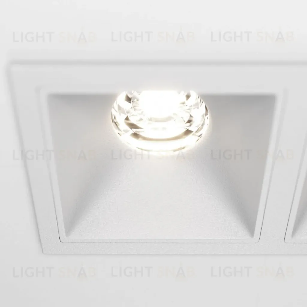 Встраиваемый светильник Maytoni Technical Alfa LED DL043-02-10W4K-SQ-W DL043-02-10W4K-SQ-W