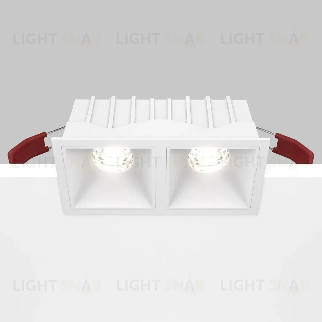 Встраиваемый светильник Maytoni Technical Alfa LED DL043-02-10W4K-SQ-W DL043-02-10W4K-SQ-W