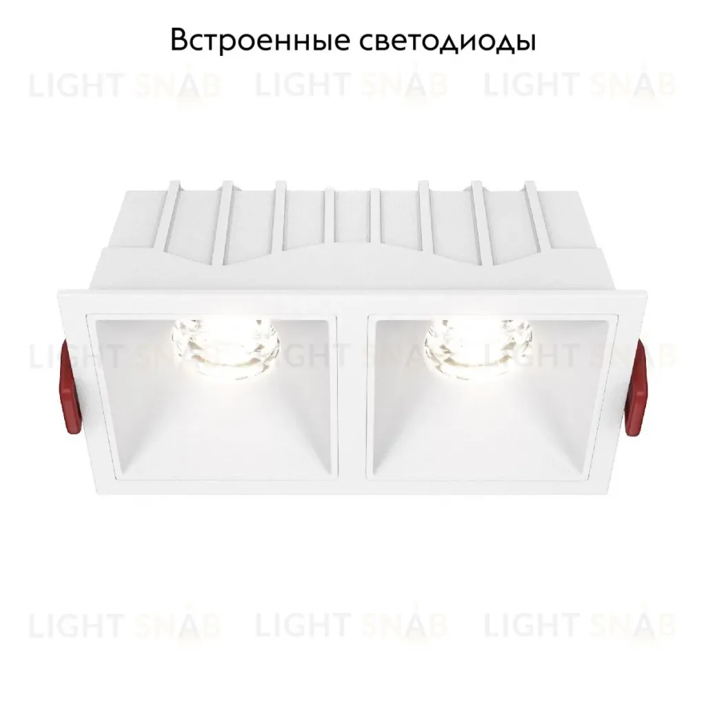 Встраиваемый светильник Maytoni Technical Alfa LED DL043-02-10W4K-SQ-W DL043-02-10W4K-SQ-W