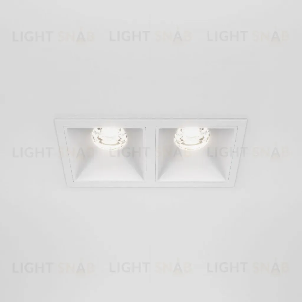 Встраиваемый светильник Maytoni Technical Alfa LED DL043-02-10W4K-SQ-W DL043-02-10W4K-SQ-W