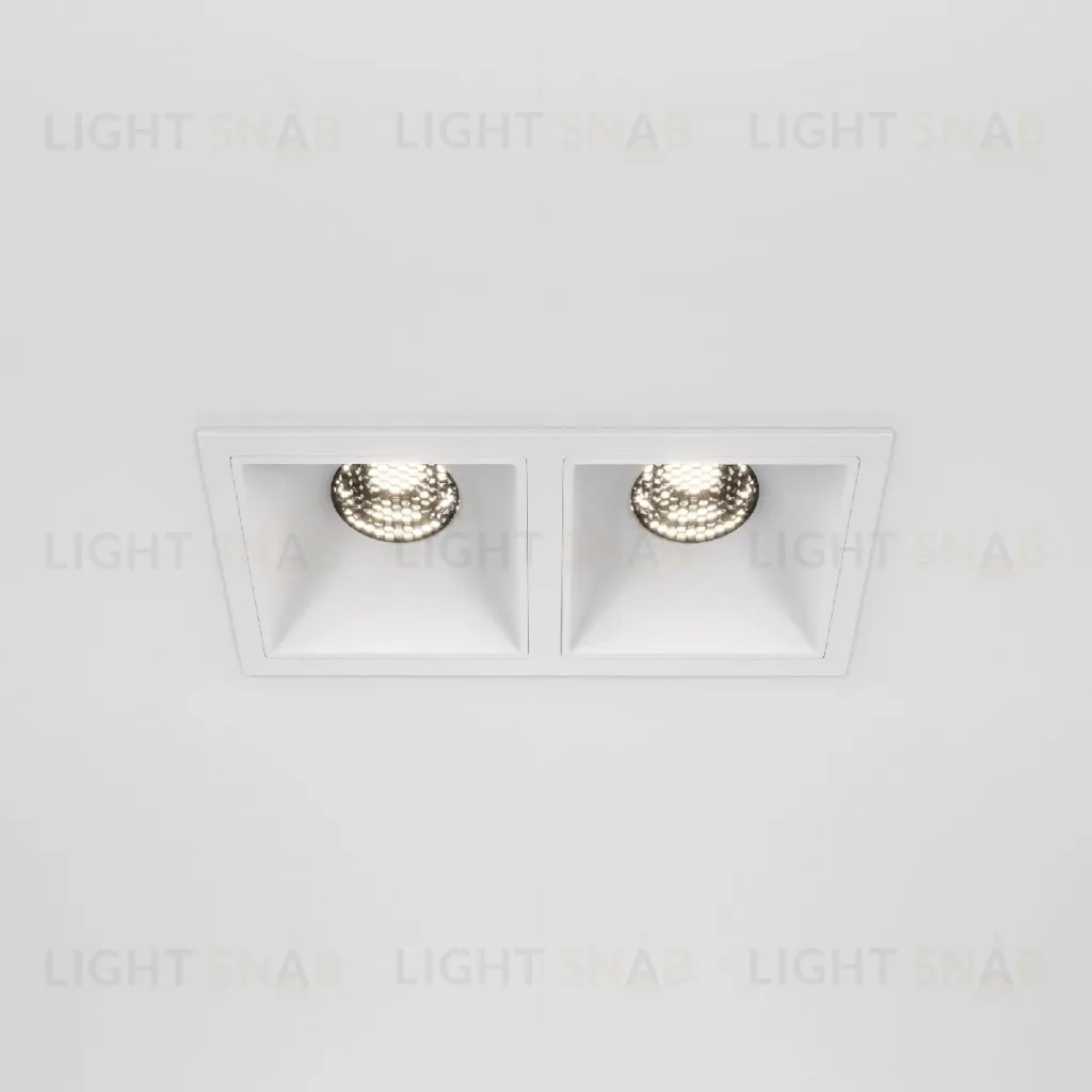 Встраиваемый светильник Maytoni Technical Alfa LED DL043-02-10W4K-SQ-W DL043-02-10W4K-SQ-W
