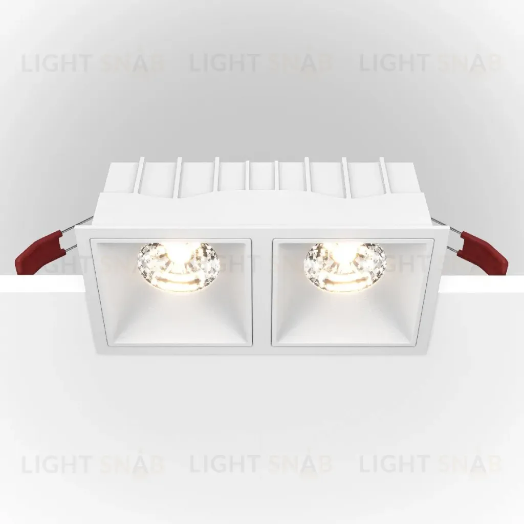 Встраиваемый светильник Maytoni Technical Alfa LED DL043-02-15W4K-SQ-W DL043-02-15W4K-SQ-W