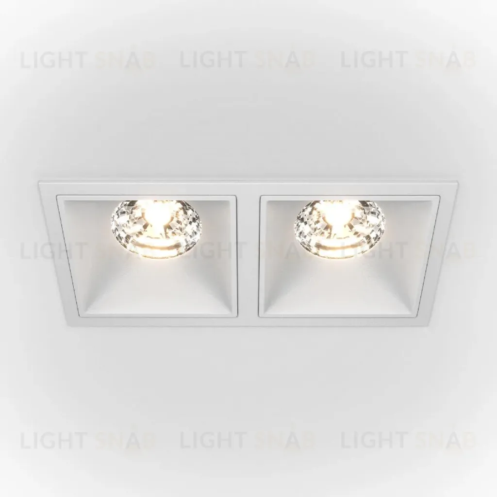 Встраиваемый светильник Maytoni Technical Alfa LED DL043-02-15W4K-SQ-W DL043-02-15W4K-SQ-W