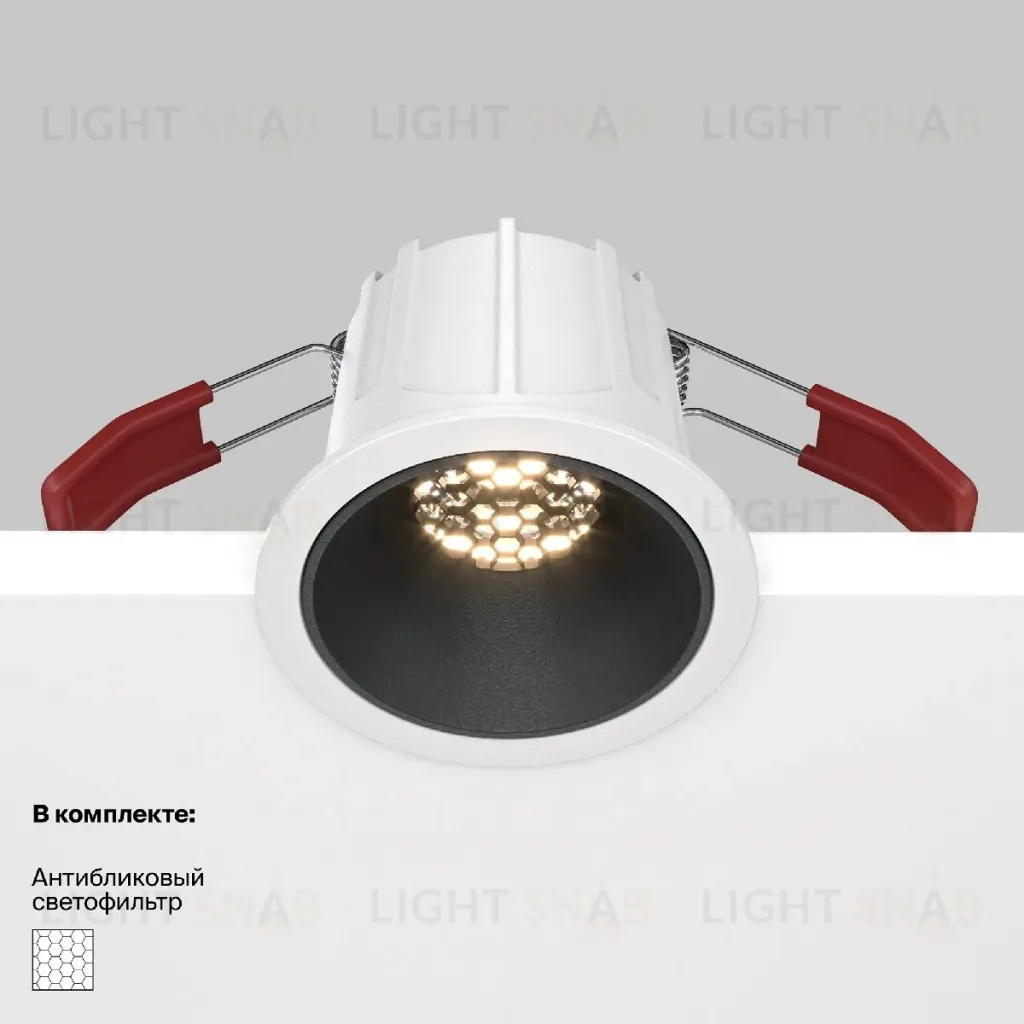 Встраиваемый светильник Maytoni Technical Alfa LED DL043-01-10W3K-RD-WB DL043-01-10W3K-RD-WB