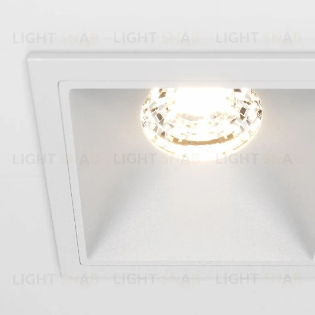 Встраиваемый светильник Maytoni Technical Alfa LED DL043-01-10W3K-SQ-W DL043-01-10W3K-SQ-W