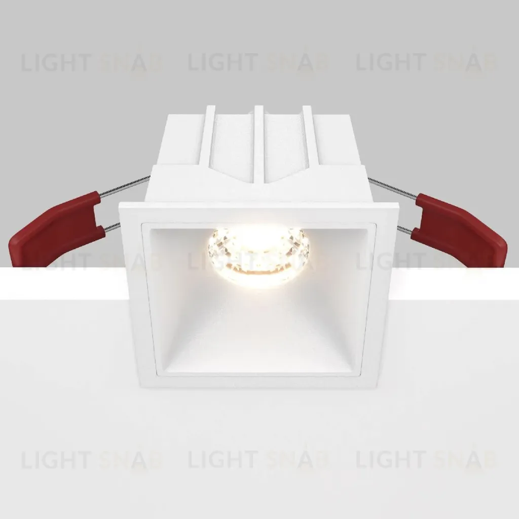 Встраиваемый светильник Maytoni Technical Alfa LED DL043-01-10W3K-SQ-W DL043-01-10W3K-SQ-W