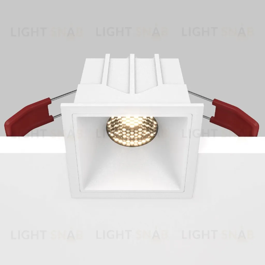 Встраиваемый светильник Maytoni Technical Alfa LED DL043-01-10W3K-SQ-W DL043-01-10W3K-SQ-W