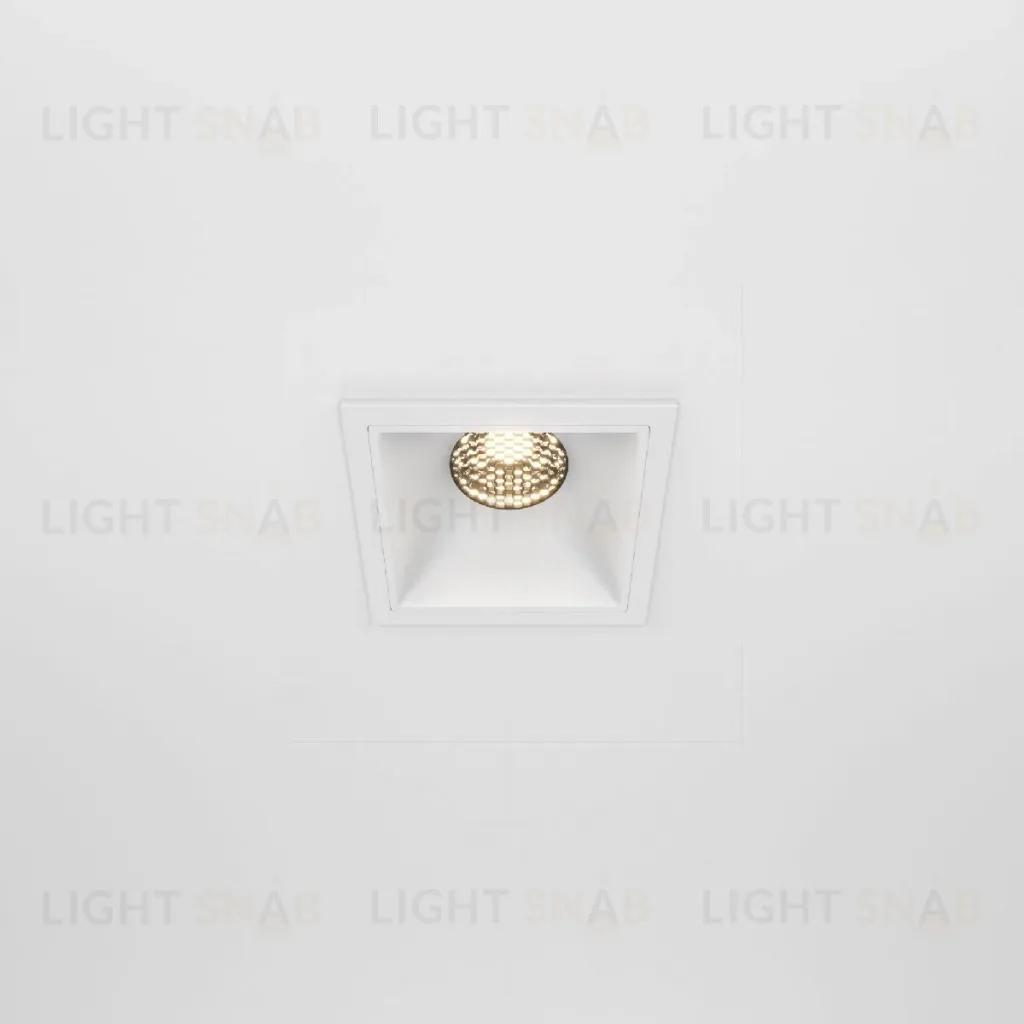 Встраиваемый светильник Maytoni Technical Alfa LED DL043-01-10W3K-SQ-W DL043-01-10W3K-SQ-W