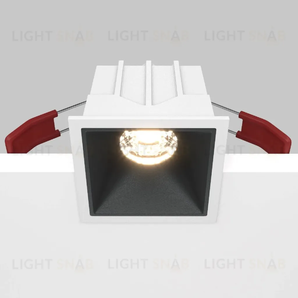 Встраиваемый светильник Maytoni Technical Alfa LED DL043-01-10W3K-SQ-WB DL043-01-10W3K-SQ-WB